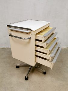 vintage industrial medical chest of drawers ladekast industrieel