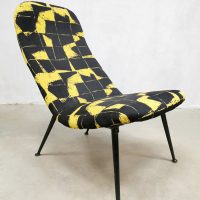 Fifties vintage Dutch Theo Ruth design lounge chair stoel fauteuil model 135 midcentury