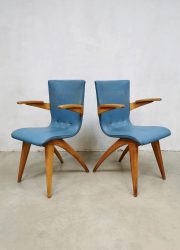 midcentury design Culemborg van Os eetkamerstoelen chairs