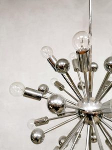 Vintage design chandelier kroonluchter Sputnik Cosack Leuchten 'Space Age'