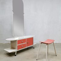 Vintage design dressing table kaptafel 'fifties formica'