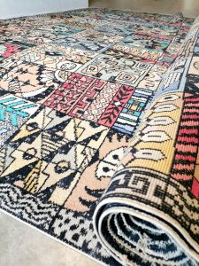 vintage design retro tapijt jaren 60 70 sixties seventies carpet rug