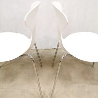design dining chairs eetkamerstoelen orbit plastic stacking chair Ross Lovegrove, from Bernhardt Design 8