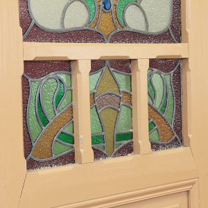 antiek glas in lood deuren stained glass belle epoque jugendstil