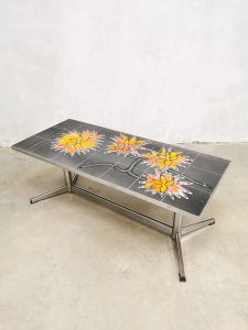 vintage coffee table tile salontafel tegels sixties seventies 4
