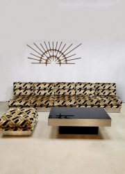 Vintage design modular sofa modulaire bank 'Geometric' Roche Bobois