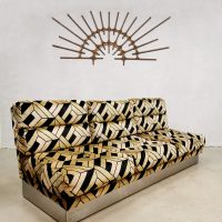 Modular elementen bank sofa fauteuil salontafel vintage sventies French loungeset modular sofa Roche Bobois