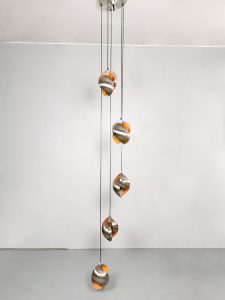vintage hanglamp Henri Mathieu pendant twirling