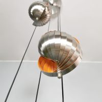 vintage pendant hanging lamp twirling hang lamp Henri Mathieu