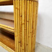 vintage bamboe dressoir roomdivder jaren 60 70 sideboard bamboo sixties design