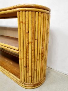 vintage bamboe dressoir roomdivder jaren 60 70 sideboard bamboo sixties design