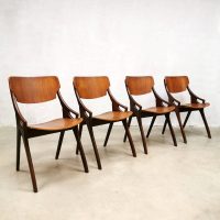 Danish vintage dinner chairs eetkamerstoelen Hovmand Olsen'Teak'