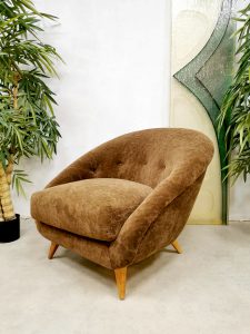 Vintage Dutch design easy chair lounge fauteuil 'Teddy'