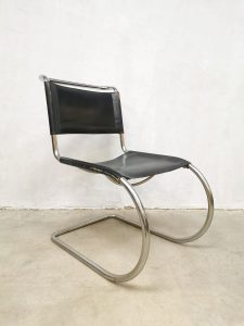 Mies van der Rohe vintage sixties seventies design Knoll International lounge dining chair fauteuil MR10
