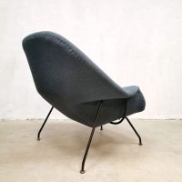Vintage Womb easy chair ottoman lounge fauteuil hocker Eero Saarinen Knoll International