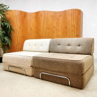 vintage sixties daybed sofa fauetuil