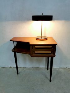 Bureaulamp sixties Kamenický Šenov fifties vintage desk lamp table Czech design