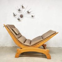 vintage jaren 80 90 design schommelstoel rocking chair