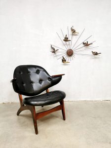 Midcentury design easy chair lounge fauteuil Arne Hovmand Olsen