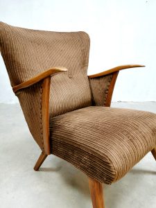 midcentury design armchairs fauteuils corduroy
