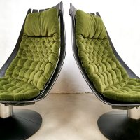 vintage design easy swivel chair lounge fauteuil Hans Brattrud Norway