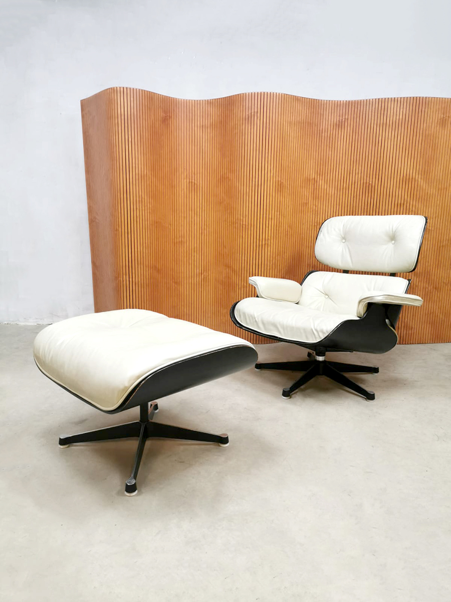 zege vervormen Zwijgend Vintage design rare Eames lounge chair & ottoman fauteuil Fehlbaum Herman  Miller | Bestwelhip