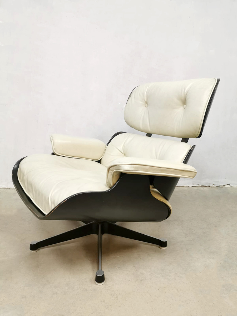 zege vervormen Zwijgend Vintage design rare Eames lounge chair & ottoman fauteuil Fehlbaum Herman  Miller | Bestwelhip