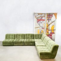 Modulaire sofa elementen bank seventies modular vintage design Boho