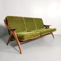 Vintage Dutch design sofa lounge bank De Ster Gelderland