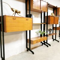 vintage Simpa lux wall unit cabinet wandkast