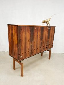 Deens vintage dressoir kast vintage midcentury cabinet Rosewood Danish design