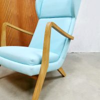 Vintage Danish wingback chair lounge fauteuil Deens design