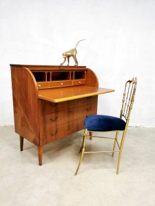 vintage design secretaire chest of drawers teak
