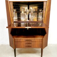 rosewood vintage cabinet hoekkast ladekast cabinet
