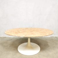 Knoll style coffee table marble marmeren salontafel