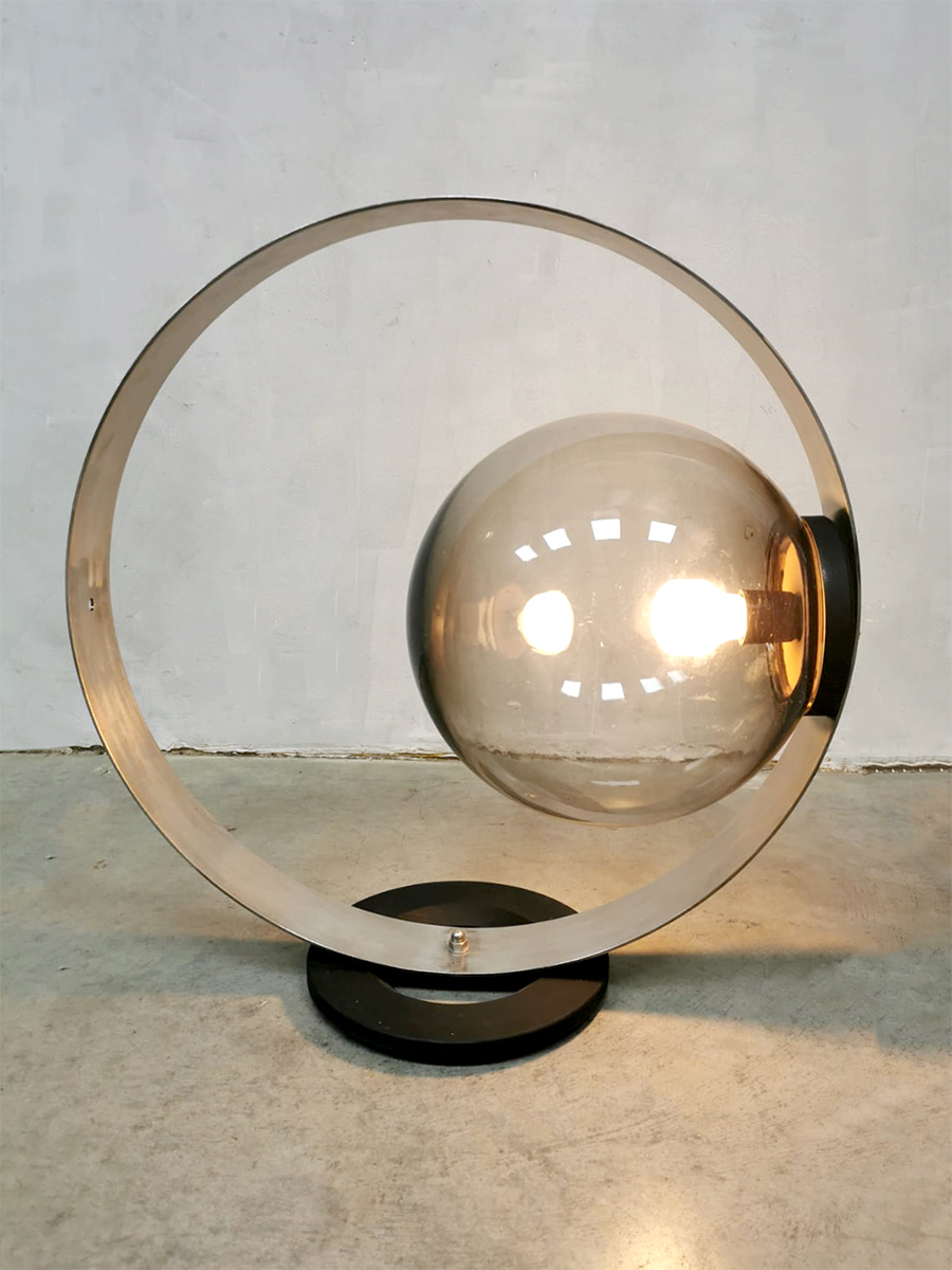 Midcentury design globe table lamp bollamp 'infinity light'