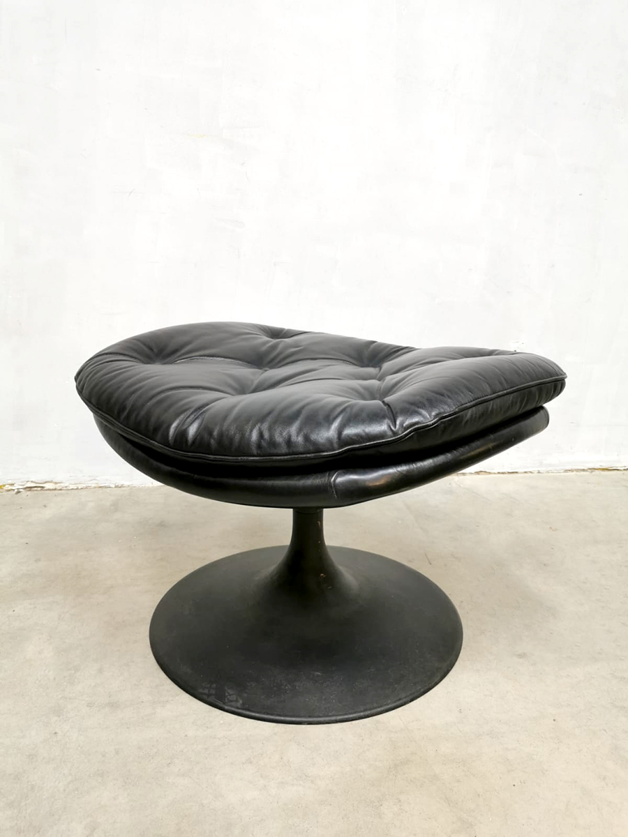 referentie Aftrekken Voorganger Vintage Dutch design lounge armchair ottoman Geoffrey Harcourt Artifort |  Bestwelhip