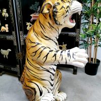tijger italian design ceramic stature XXL tijger