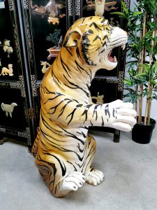 tijger italian design ceramic stature XXL tijger