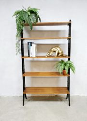 Midcentury Swedish design wall unit room divider bookcase wandkast