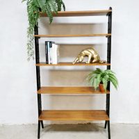Midcentury Swedish design wall unit room divider bookcase wandkast