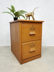 vintage archiefkast industrieel ladekast filing cabinet