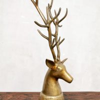 brass deer sculpture decoration statue