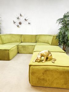 vintage modular sofa Cor modulaire bank green