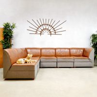 midcentury vintage sofa modulaire elementen bank 'two tone' IKEA 1970
