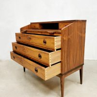 midcentury Borge Hansen Riis-Antonsen palissander secretaire ladekast rosewood cabinet desk chest of drawers
