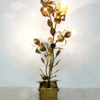 gold gilded floorlamp Hans Kogl vloerlamp