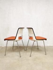 Vintage dining chairs eetkamerstoelen Gispen Cordemeijer 'Model 2210'