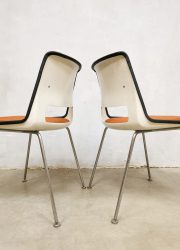 Dutch dining chairs vintage model 2210 Gispen sixties eetkamerstoelen Cordemeijer jaren 60