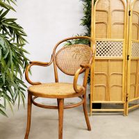 Bentwood webbing rare vintage chair lounge stoel armchair